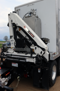 Back of the mobile unit truck